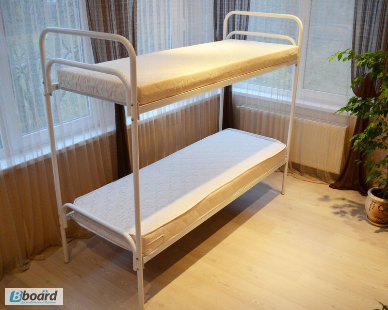 Фото 18. Кровати металлические для общежитий и двухъярусные кровати для хостела