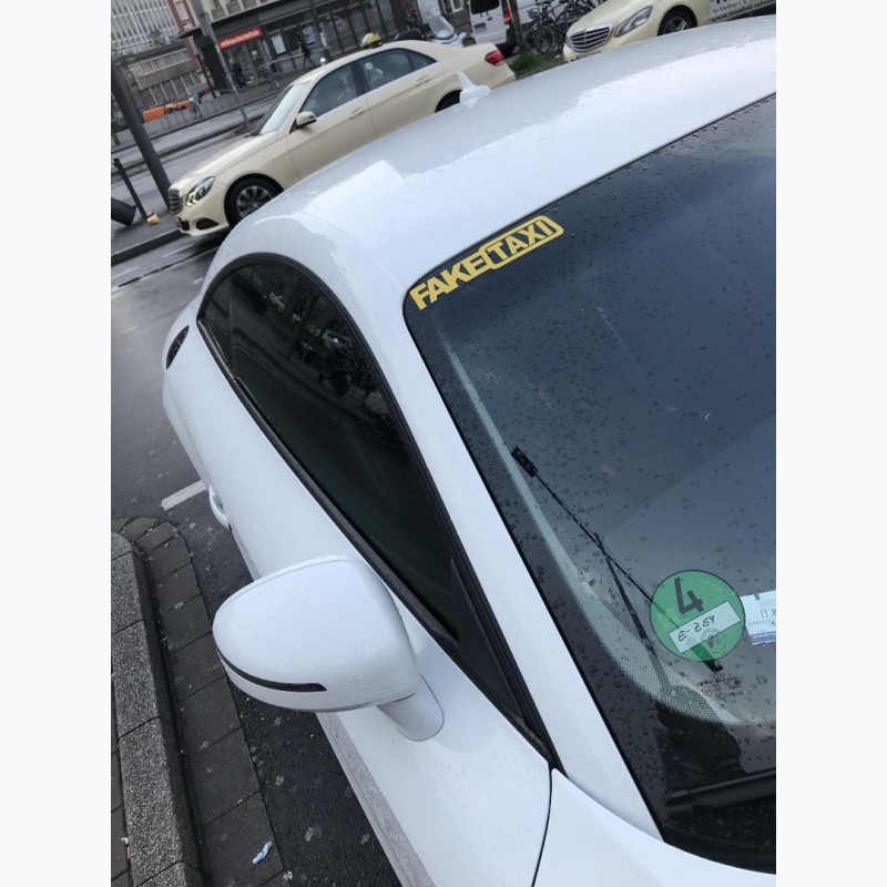 Фото 8. Наклейка на авто FakeTaxi светоотражающая Тюнинг авто