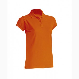 Женская футболка-поло оранжевый