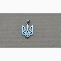 Кулон Герб Украины, кулон Україна, бижутерия