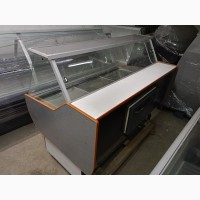 Холодильна вітрина для м#039;яса 1, 5 м б/в, холодильний прилавок універсальний б/в