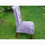 Продам фиолетовые мягкие стулья бу