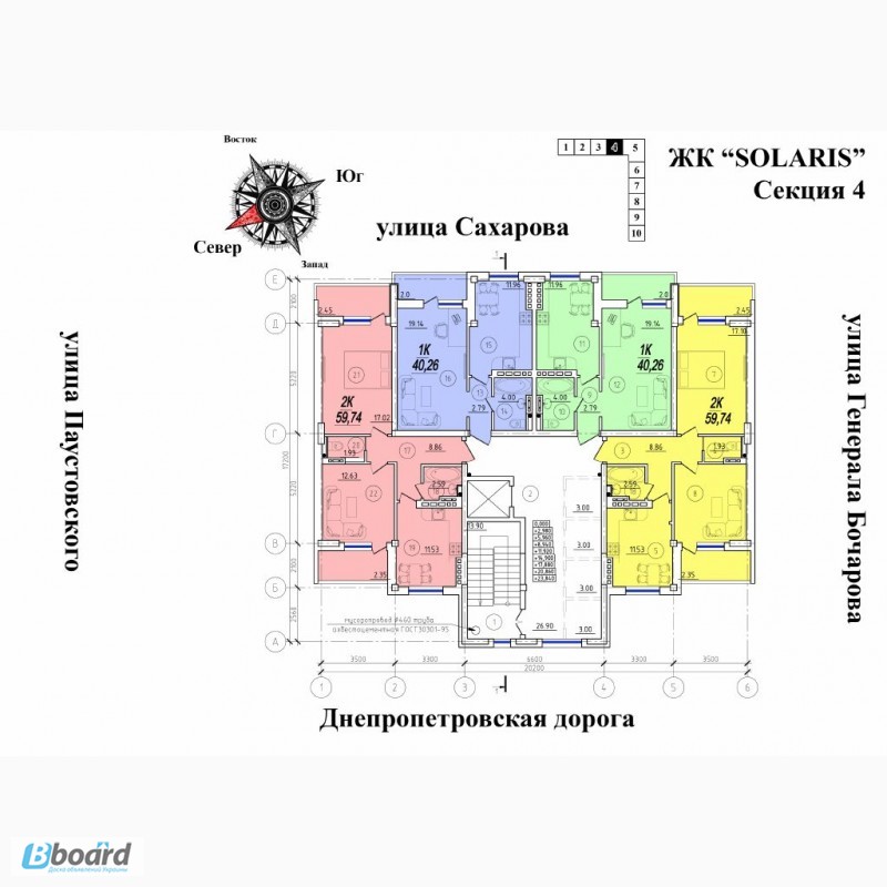 Фото 3. Предлагаем приобрести 1-но комнатную квартиру в строящемся доме на Бочарова/Сахарова