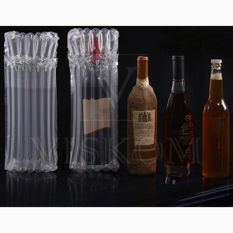 Фото 2. Воздушная упаковка AirPack для защиты бутылок вина