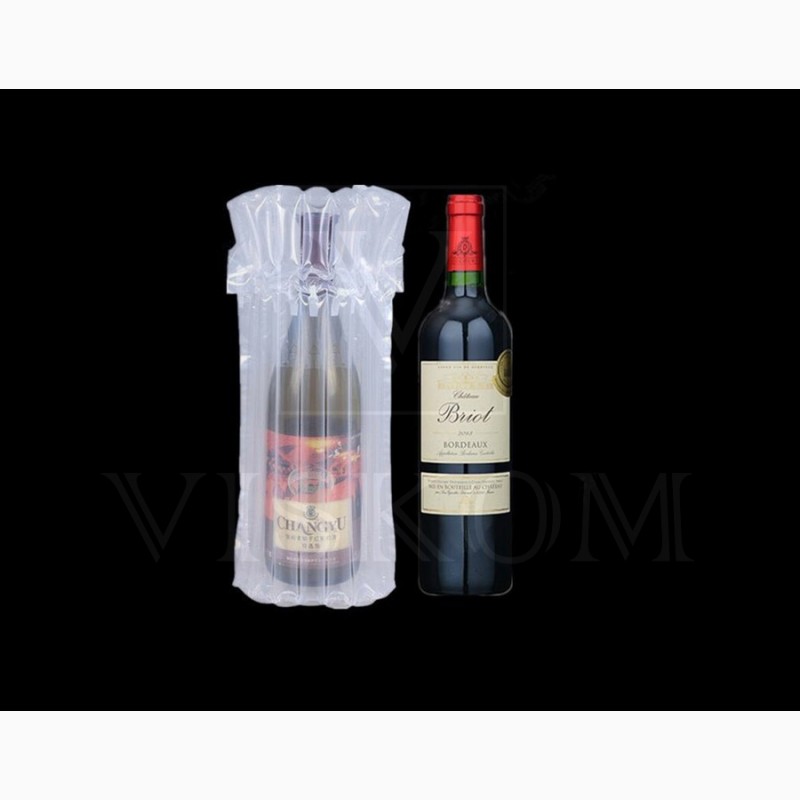 Фото 3. Воздушная упаковка AirPack для защиты бутылок вина