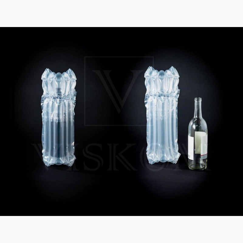 Фото 4. Воздушная упаковка AirPack для защиты бутылок вина