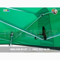 3х3м Зелёный раздвижной шатёр гармошка для профессионального использования