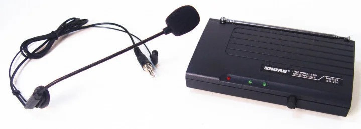 Фото 2. Радиомикрофон головной с базой Shure SH-201