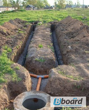 Фото 3. Выкопать траншею под газ, воду, фундамент Киев