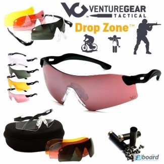 Спортивные защитные стрелковые очки (4 сменные линзы ) Drop Zone