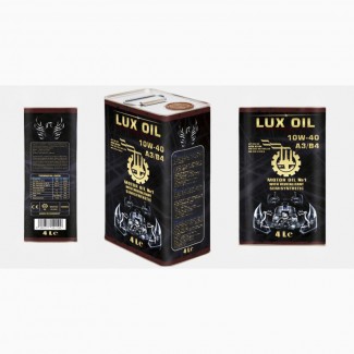 Моторное масло LUX OIL 10W-40 A3 / B4 Германия 4л ЛЮКС ОЙЛ