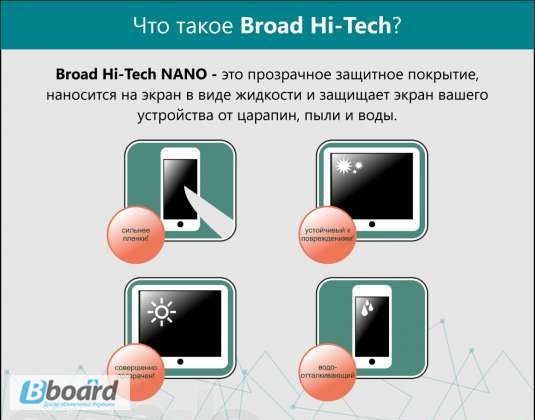 Фото 4. Broad Hi-Tech Nano - Жидкость для защиты экранов