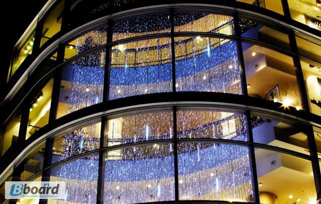 Фото 3. Светодиодный дождь 2x1, 5 метра, гирлянда светодиодная занавес