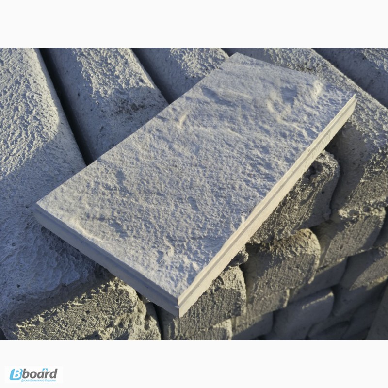 Фото 8. Фасадная бетонная плитка, облицовочная, цокольная, искусственный камень