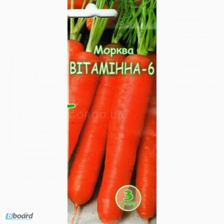 Насіння моркви «Вітамінна - 6»