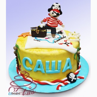 Дитячий торт на замовлення в Києві Пірат