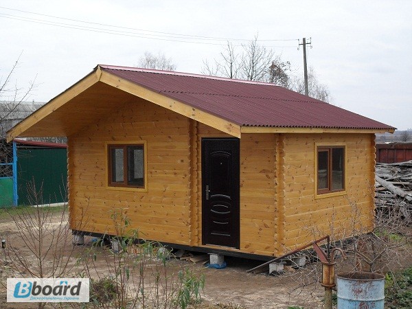 Фото 5. Строительство деревянных домов из профилированного бруса