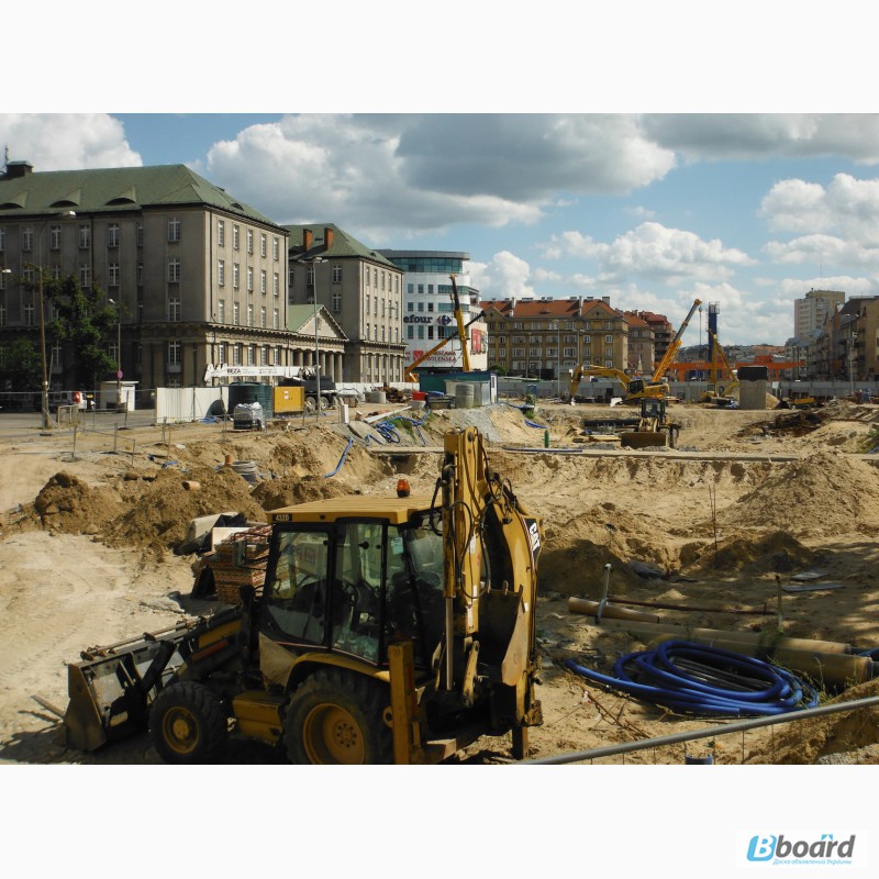 Фото 2. Строители и разнорабочие на постройку метро в Польше