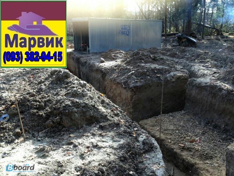 Фото 7. Выкопать траншею под водопровод Киев, киевская область