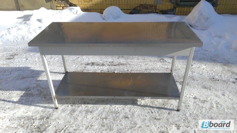 Фото 2. Стол производственный бу, металлический стол для кухни кафе