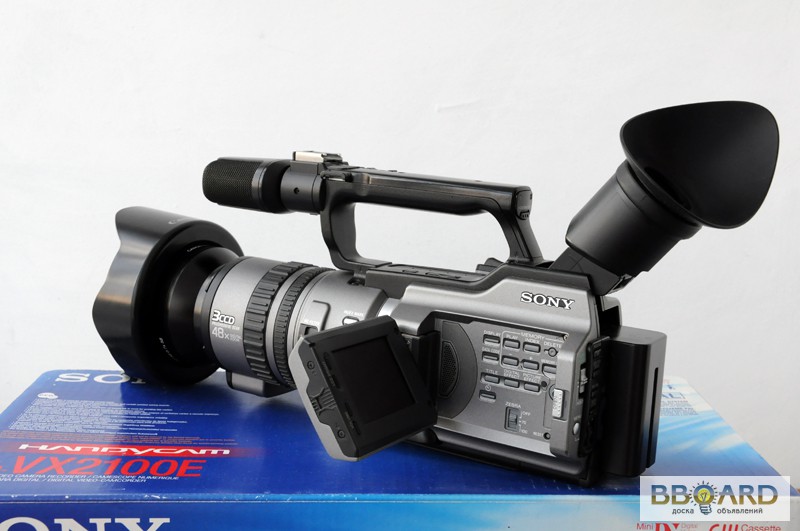 Фото 2. Продам видеокамеру SONY Dcr-Vx2100E c CANON WD-58 0,7