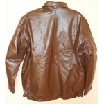 Куртка демисезонная ВВС кожаная коричневая
