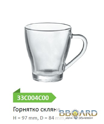 Фото 3. Чашки стекло с логотипом фирмы!