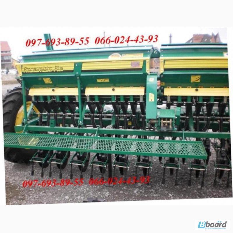 Фото 3. Сеялка Харвест 540 зерновая механическая с транспортным устройством
