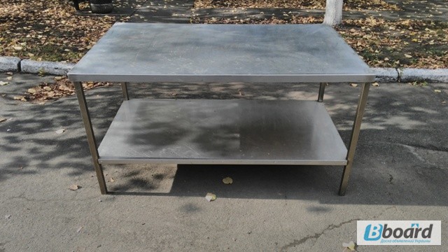 Продам металлические столы из нержавеющей стали бу