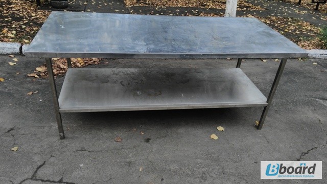 Фото 3. Продам металлические столы из нержавеющей стали бу