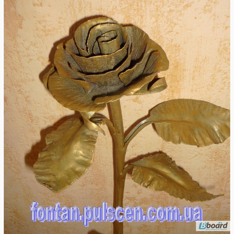 Фото 2. Кованые розы необычный подарок для девушки на новый год 8 марта Коана роза троянда