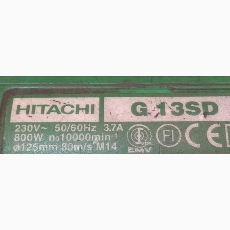 Фото 8. Запчасти болгарка Hitachi G13SD G13 SD
