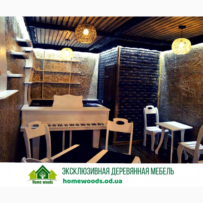 Фото 3. Деревянная мебель и веток и кореньев. Для дачи, кафе и ресторана