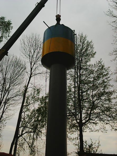 Фото 4. Реставрація, монтаж, підключення водонапірної башні РОЖНОВСЬКОГО