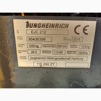Навантажувач Електро Погрузчик Штабелер 687 Jungheinrich EJC212 2.5м