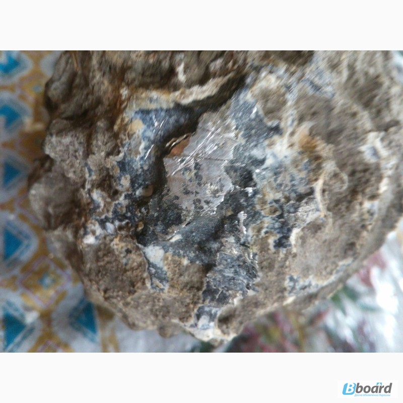 Фото 2. Метеорит металисеский не магнитный