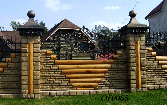 Фото 3. Кованый забор, плот, кованые ограждения