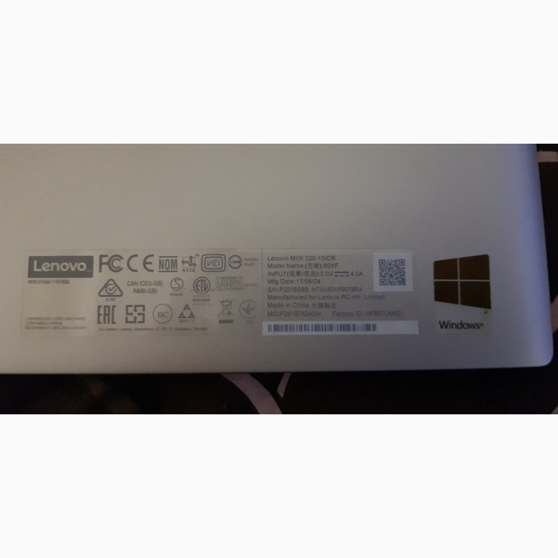 Фото 8. Планшет трансформер Lenovo IdeaPad Miix 320 4/128GB + Чехол