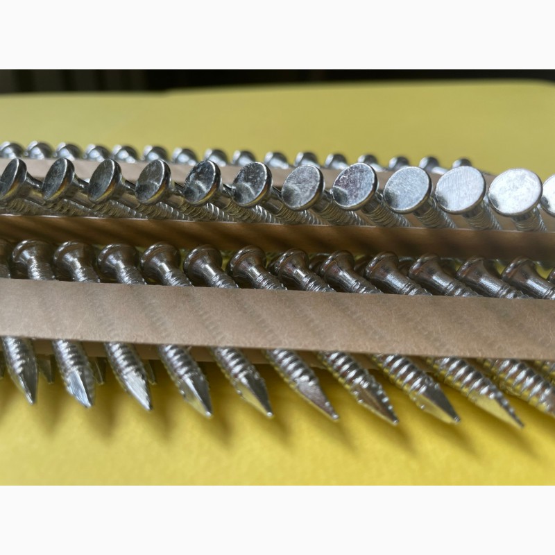 Фото 2. Рейковий анкерний цвях 4х40 мм для металевих пластин (1200 шт)