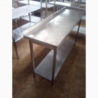 Стол производственный б/у из нержавеющей стали для столовой