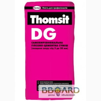 Самовыравнивающаяся гипсово-цементная смесь Thomsit DG