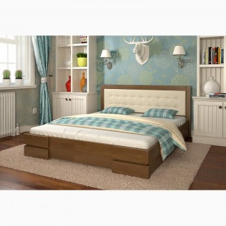 Продам нові ліжка з натурального дерева (сосна або бук) зі складу у Львові