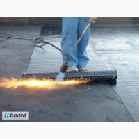 Кровельные работы еврорубероидом, мягкая кровля. Киев, область