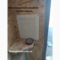 Обшивка гаража ОСБ панелями. Утепление. Киев