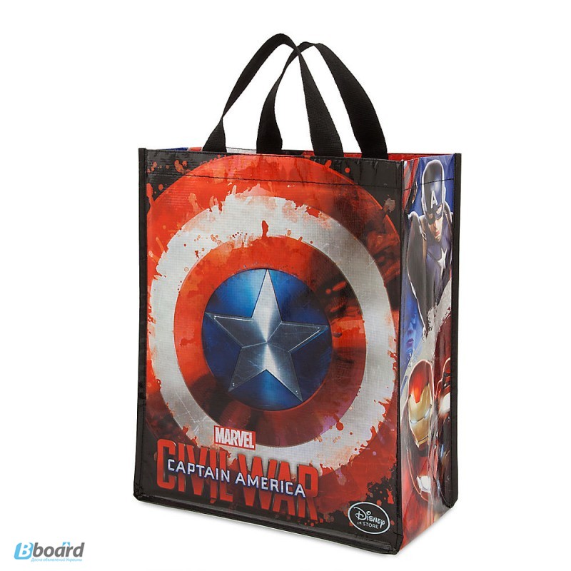 Фото 2. Многоразовая сумка Капитан Америка