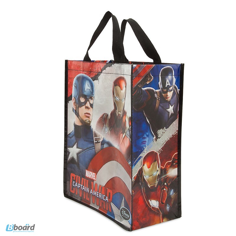 Фото 3. Многоразовая сумка Капитан Америка