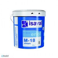 Краска интерьерная ISAVAL M-18 ОЛИМПИЯ 15 л - исключительная белизна для потолков и стен