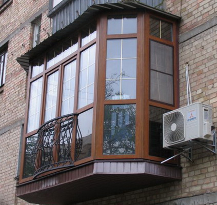 Фото 2. Остекление балкона и лоджии в городе Днепр