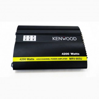 Автомобильный усилитель звука Kenwood MRV-905U, USB 4200Вт 4х канальный, Bluetooth