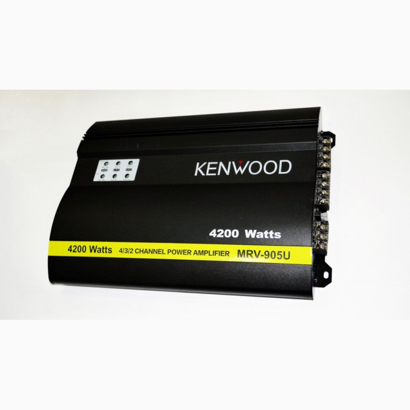 Фото 2. Автомобильный усилитель звука Kenwood MRV-905U, USB 4200Вт 4х канальный, Bluetooth